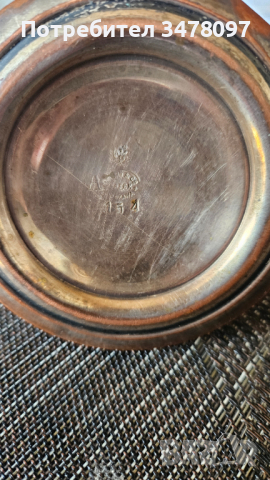 Античен свещник-NORBLIN & Co "PLATER" , снимка 2 - Колекции - 44810131