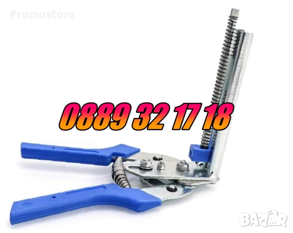 Клещи за връзване на колбаси, клещи за връзване на луканки + 600 скоби, снимка 6 - Друго търговско оборудване - 51786255