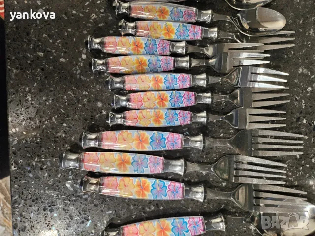 Вилици и лъжици., снимка 3 - Чинии - 47247296