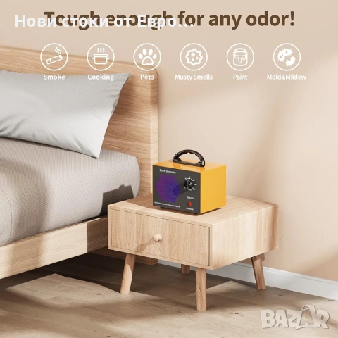 Озонов генератор 40 000 мг/ч Озонатор Индустриален O3 озонов пречиствател на въздух, снимка 3 - Медицинска апаратура - 52461650