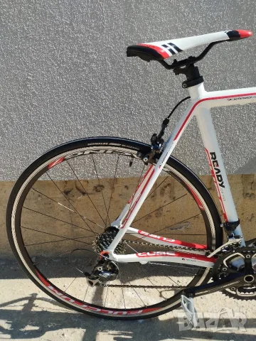 Отличен шосеен велосипед Cube Peloton / Shimano 105 / Fulcrum / Карбонова вилка/ Рамка 56 см., снимка 11 - Велосипеди - 56125634