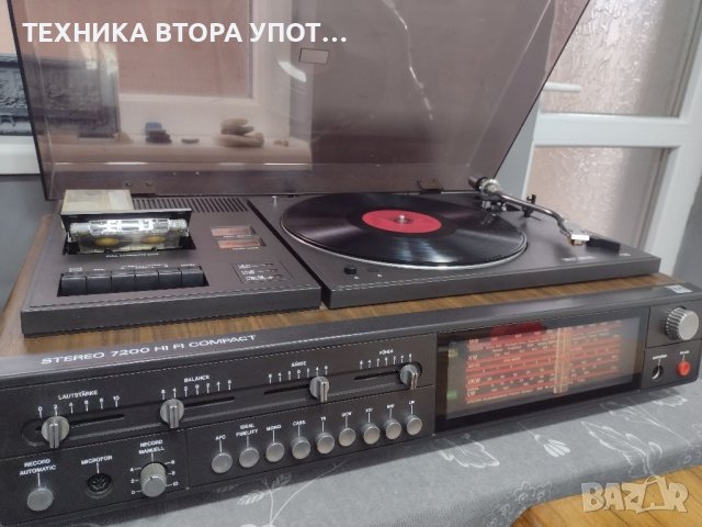  Hi-fi грамофон, тунер и дек ITT - Комбайн