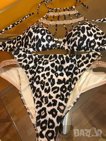 Страхотен леопардов бански костюм