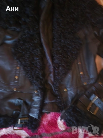 Дамско кожено яке, снимка 2 - Якета - 53503301