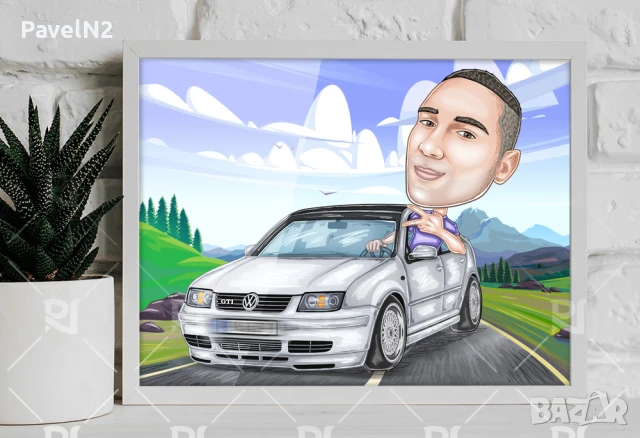 Карикатури по поръчка, снимка 11 - Картини - 50626562