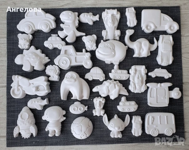 30 броя за 10лв. Гипсокерамични фигурки за оцветяване, снимка 2 - Рисуване и оцветяване - 50579376