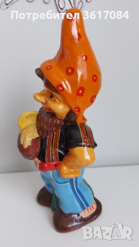Декоративно ръчно направено керамично джудже за градината или балкона, снимка 3 - Други - 41645358