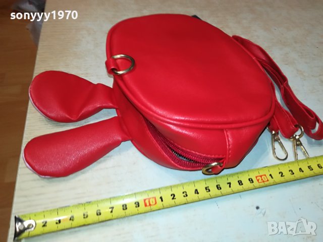 ЧАНТА ЗАЙЧЕ ЧЕРВЕНА НОВА 1708231915, снимка 11 - Чанти - 41887461