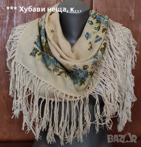 👌👌👌 Красиви шалове - зимни, летни и Шалове за Бели Денс, кючек, ориенталски танци👌👌👌, снимка 7 - Шалове - 29635542