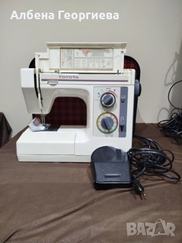 Механична шевна машина TOYOTA EX 490, снимка 9 - Шевни машини - 52583000