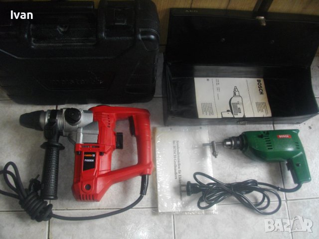 Нова Швейцарска Оригинална Дрелка Бормашина Bosch 280W БОШ, снимка 10 - Бормашини - 41160564