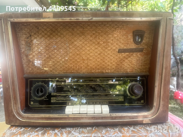 Ретро лампово радио Орфей