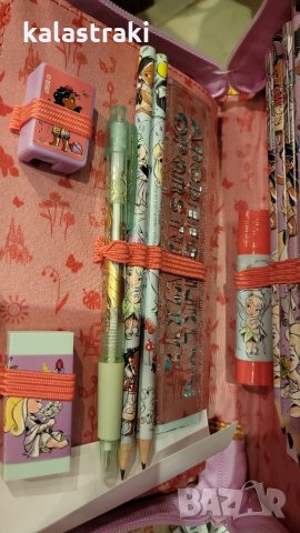 Прекрасен ученически несесер с Ариел, Елза и Анна, Принцесите, Бел, снимка 11 - Други - 29776270