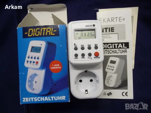 Електронен таймер, реле за време, седмичен, 220V, 16A, 3500W, снимка 5 - Други инструменти - 47513407