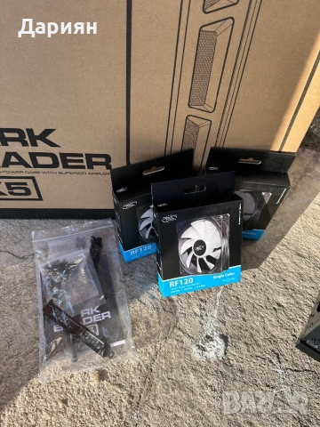 Компютърна кутия Cougar DarkBlader X5 Black, снимка 7 - Захранвания и кутии - 53541632