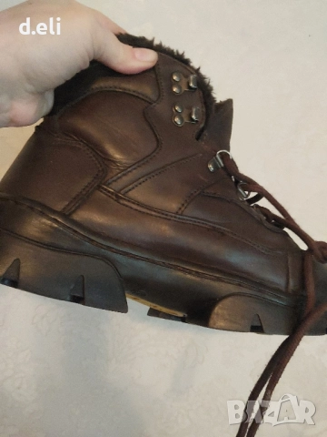 F.B.I. 🇺🇸 Size 42 100% Кожа Жестоки обувки. Туризъм, снимка 6 - Мъжки боти - 52774785