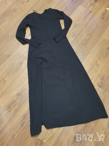 Massimo Dutti рокля черна, снимка 6 - Рокли - 44796160