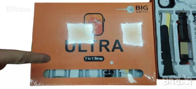 Смарт часовник 7 в 1 Ultra 2.01, снимка 4 - Друга електроника - 52753554