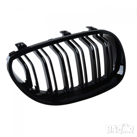 бъбреци,решетки радиатор BMW E60 E61 Черен Гланц Лак М5 03-11, снимка 4 - Аксесоари и консумативи - 36182028