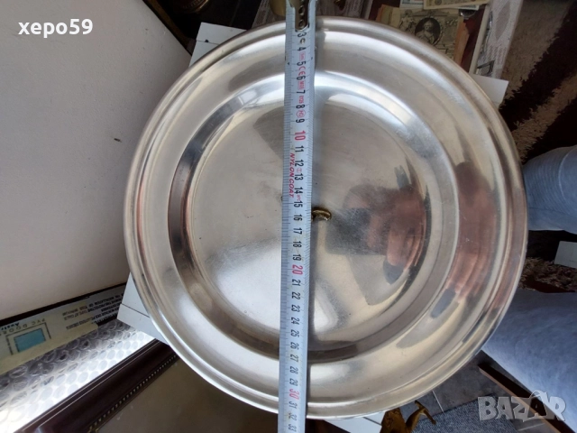 WW2-Немски посребрен сервиз подарен на летец офицер чаши,плато.сребро, снимка 10 - Антикварни и старинни предмети - 52287493