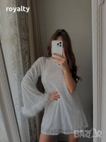 Стилна дамска рокля , снимка 2 - Рокли - 49145806