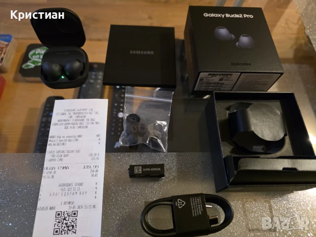 Samsung Galaxy Buds2 Pro с 10 месеца гаранция от Технополис, снимка 1