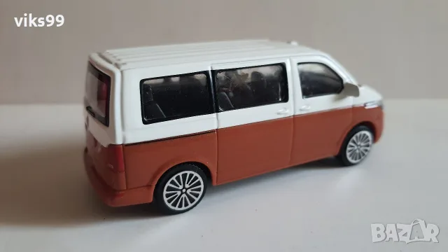 Bburago Volkswagen VW T6.1 Transporter 2020 - Мащаб 1:43, снимка 6 - Колекции - 55967418