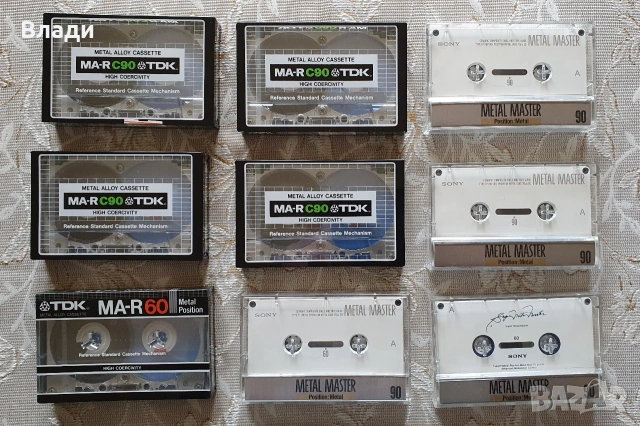 Аудио касети Sony Metal Master, TDK MA-R