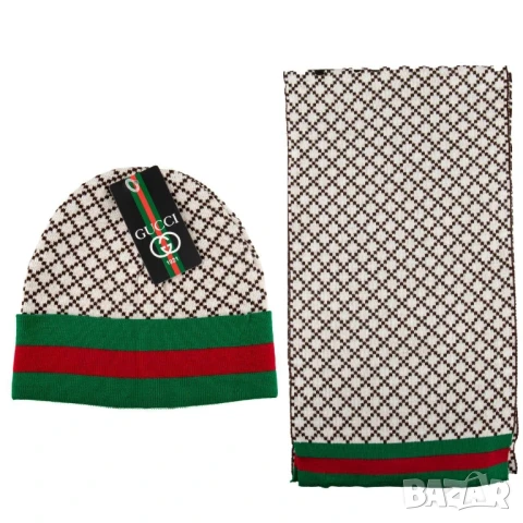 шапка и шал dolce gabbana calvin klein emporio armani gucci , снимка 10 - Шапки - 51394473