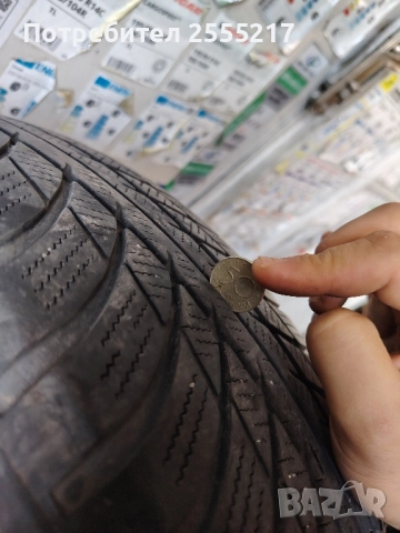 3 броя зимни гуми 185/65R15 Bridgestone , снимка 4 - Гуми и джанти - 52367330