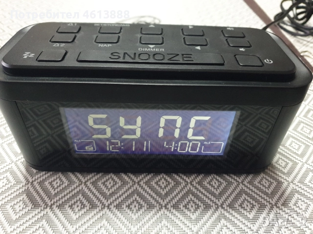 радиочасовник+бързо зарядно на телефон, снимка 4 - Радиокасетофони, транзистори - 51960017
