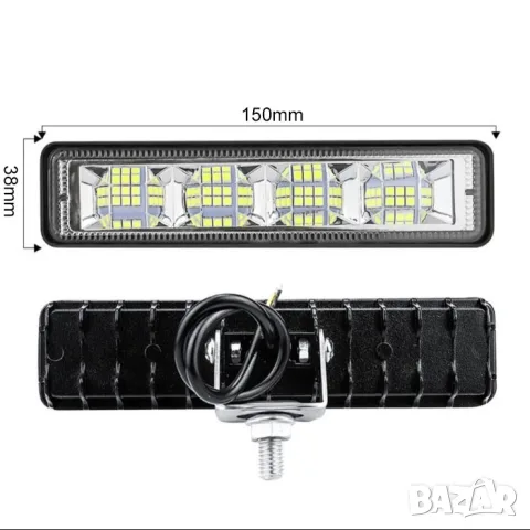 LED прожектор 72 W с 24 диода, снимка 2 - Аксесоари и консумативи - 55864027