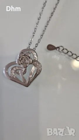 Сребърни колиета , снимка 4 - Колиета, медальони, синджири - 48265287