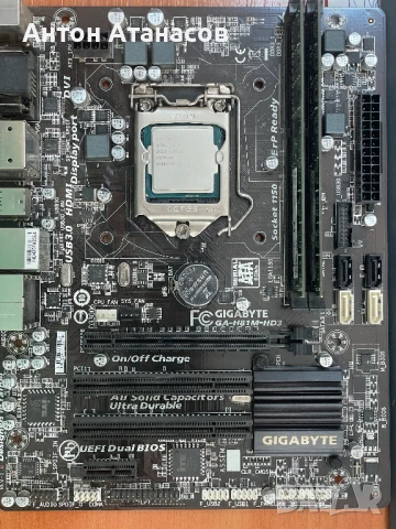 GIGABYTE H81M-HD3 / i7-4790k 4Ghz / 2x4 DDR3 1600