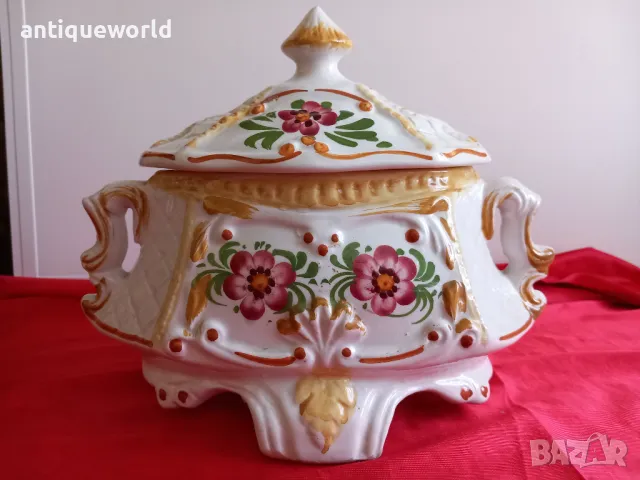 Bassano ,Италиански Порцеланов Съд , Терин, Басано