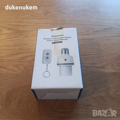 Безжична фасунга E27 с дистанционно управление, снимка 12 - Крушки - 53240019