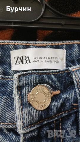 Дънки от ZARA размер S, снимка 3 - Дънки - 52481575