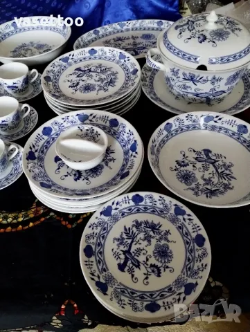 Бохемия-сервиз за хранене 37 части, снимка 4 - Сервизи - 48259148