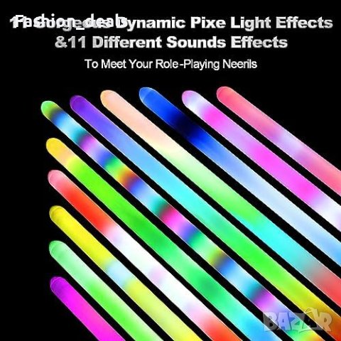 Нов светлинен меч с 11 цвята и звук USB акумулаторен Деца Подарък, снимка 5 - Други - 42415540