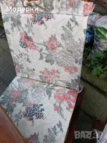 Дървена маса и 4 стола , снимка 3 - Градински мебели, декорация  - 49934812