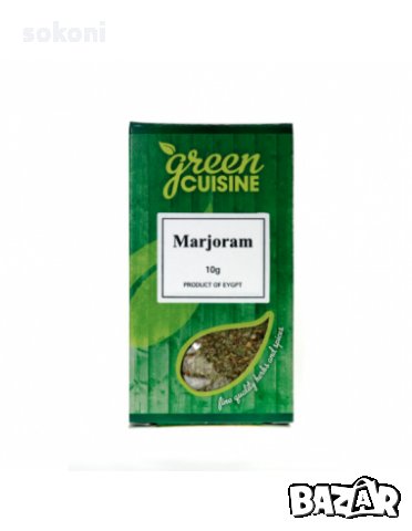 Green Cuisine Marjoram / Грийн Кюизин Майорана 10гр, снимка 1 - Домашни продукти - 35887556