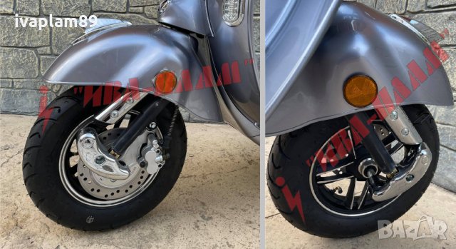 Електрически скутер Elektro Futura дизайн Vespa 4000W 20Ah/7 4000W 20Ah/72V+документи за регистрация, снимка 7 - Мотоциклети и мототехника - 34447368