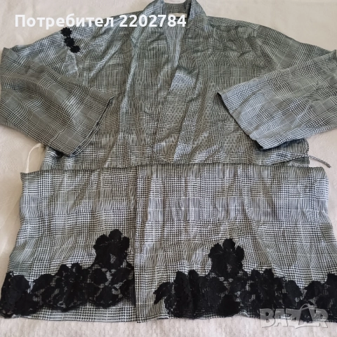 Дамски халати естествена коприна,халат., снимка 14 - Нощници - 51783216