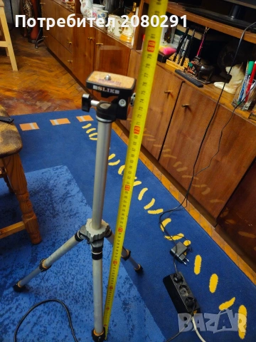 Статив+лампи , снимка 3 - Светкавици, студийно осветление - 53614638