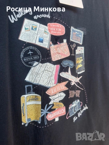 Дамска тениска Liu Jo, снимка 2 - Тениски - 53779278