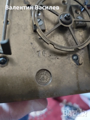 Френски стенен часовник , снимка 7 - Антикварни и старинни предмети - 50603150