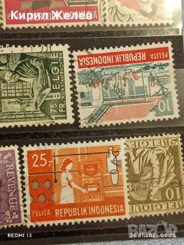 Стари пощенски марки от цял свят смесени АВСТРАЛИЯ, АМЕРИКА, БЕЛГИЯ за КОЛЕКЦИЯ 52007, снимка 10 - Филателия - 53217532