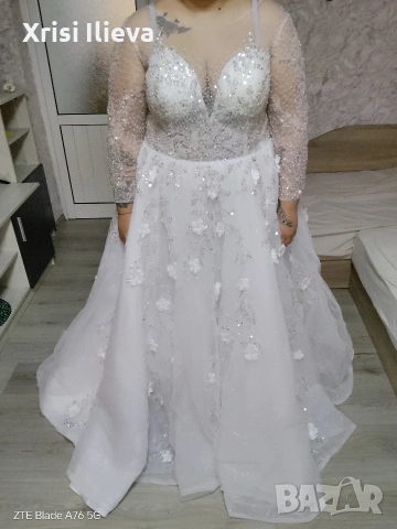 свадбена булченска рокля нова , снимка 2 - Сватбени рокли - 53589062