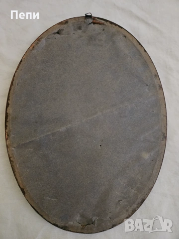 Антикварна овална рамка с портрет, снимка 2 - Антикварни и старинни предмети - 53605048