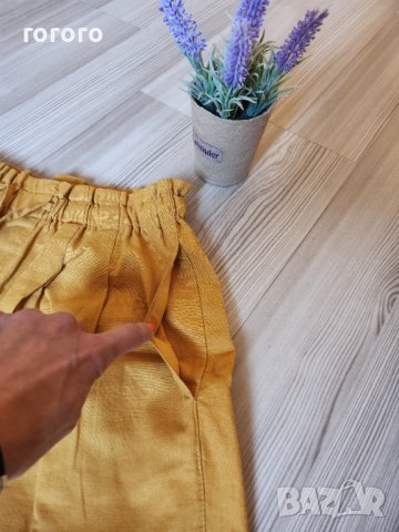 Панталони цвят горчица, снимка 4 - Къси панталони и бермуди - 41524580